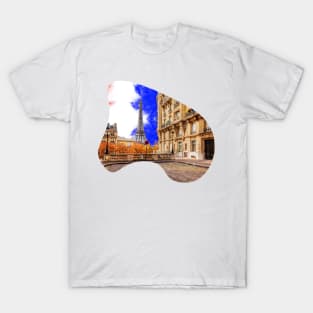 Eiffel Tower Top In Paris France T-Shirt